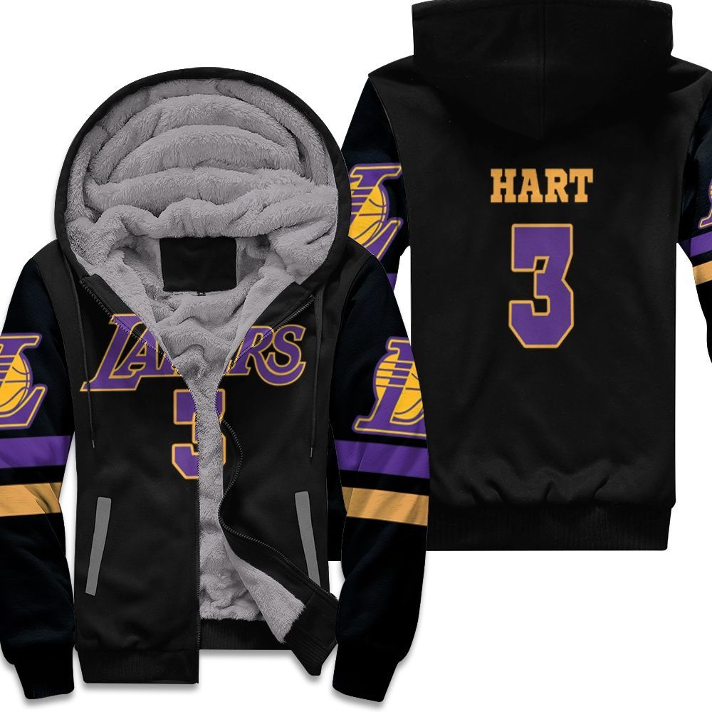 3 Josh Hart Lakers Inspired Style Unisex Fleece Hoodie