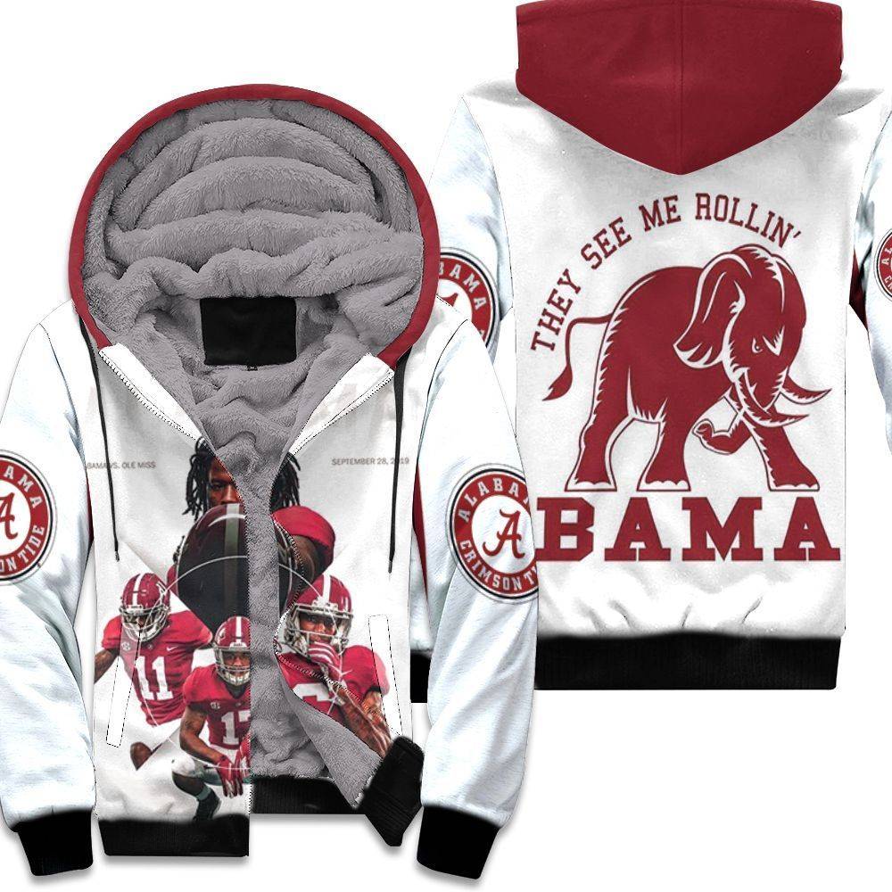 Alabama Crimson Tide National Champions 2021 Unisex Fleece Hoodie