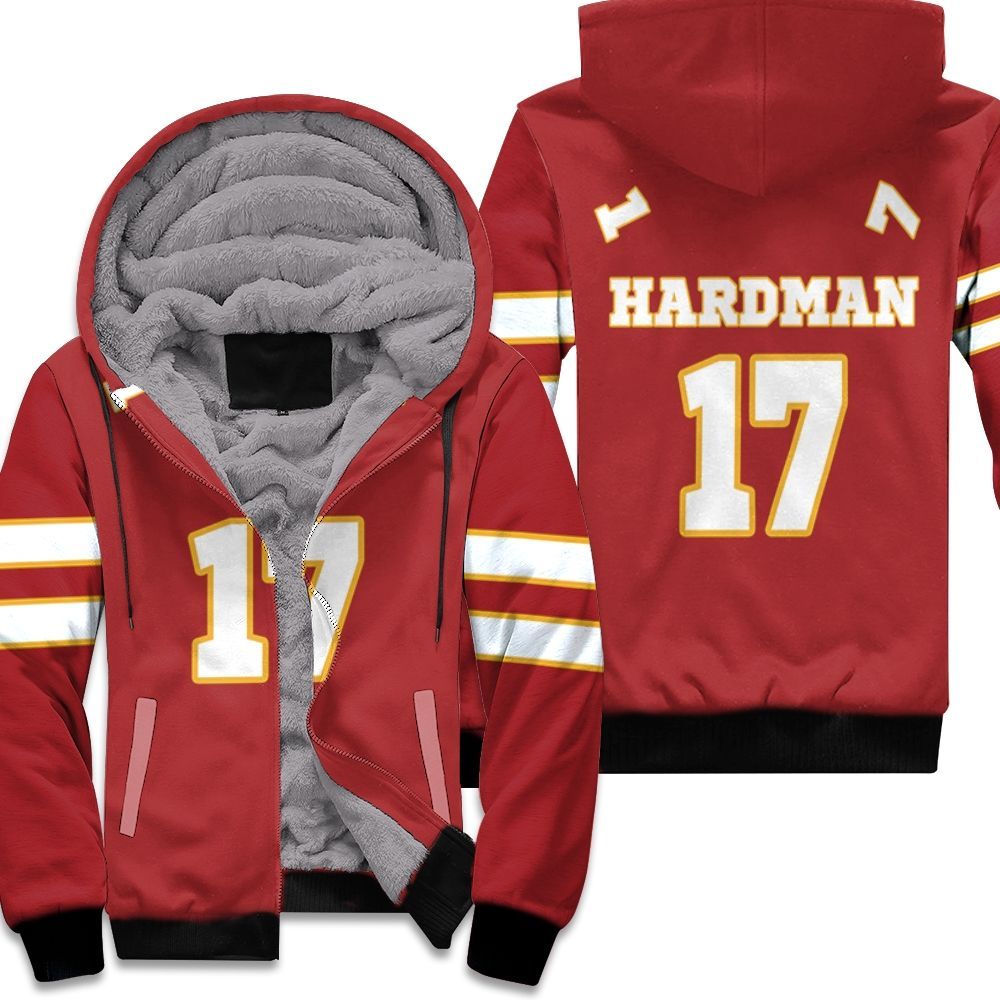 17 Mecole Hardmanl Kannas City Inspired Style Unisex Fleece Hoodie