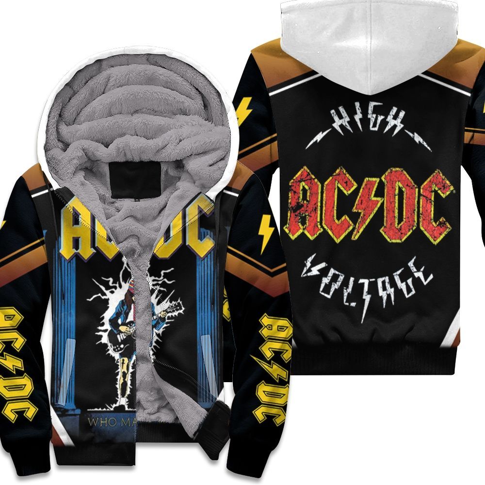 Acdc Who Made Who Unisex Fleece Hoodie