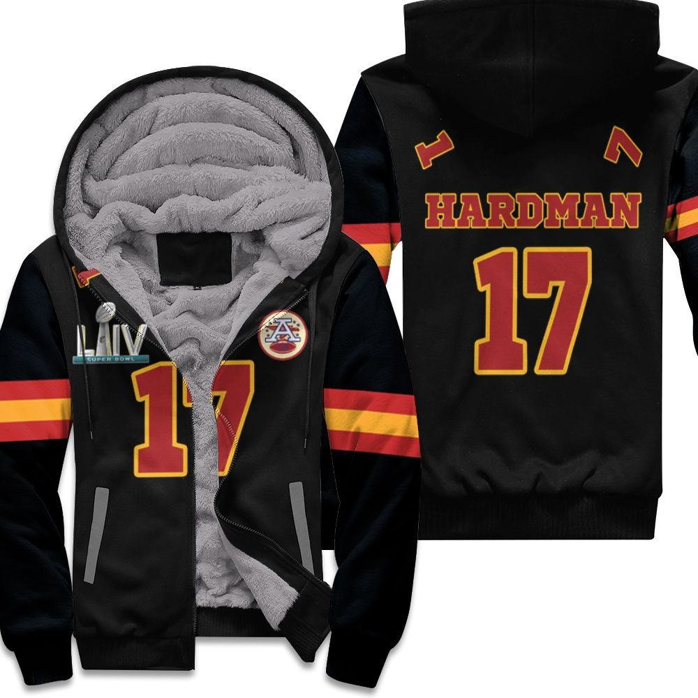 17 Mecole Hardmanl Kannas City 1 Inspired Style Unisex Fleece Hoodie