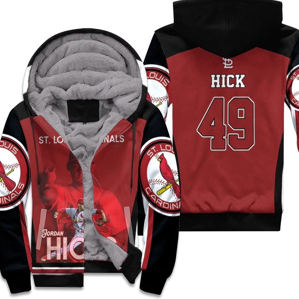 49 Hick St Louis Cardinals Unisex Fleece Hoodie