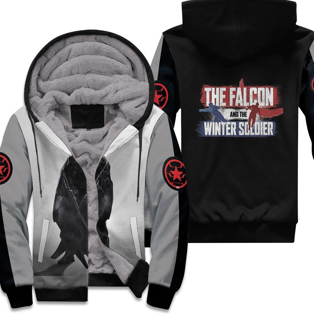 Captain America And The Winter Soldier Saving The World From The War Unisex Fleece Hoodie