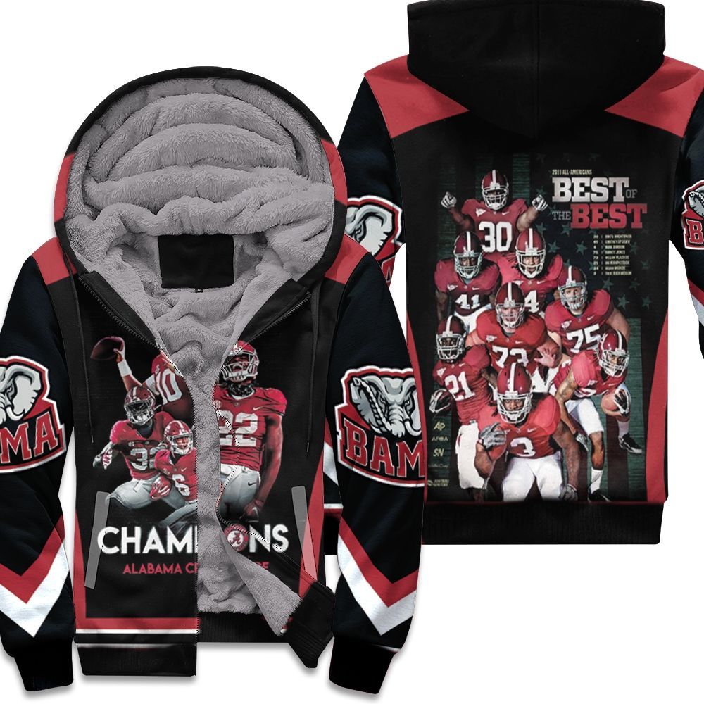 Alabama Crimson Tide Champions 1 Unisex Fleece Hoodie