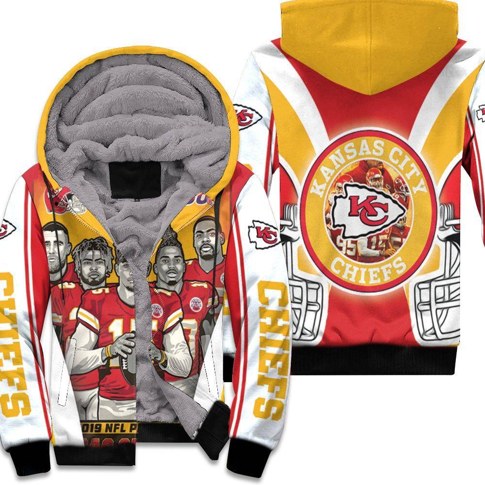 2021 Super Bowl Kansas City Chiefs Afc West Division Champions Unisex Fleece Hoodie