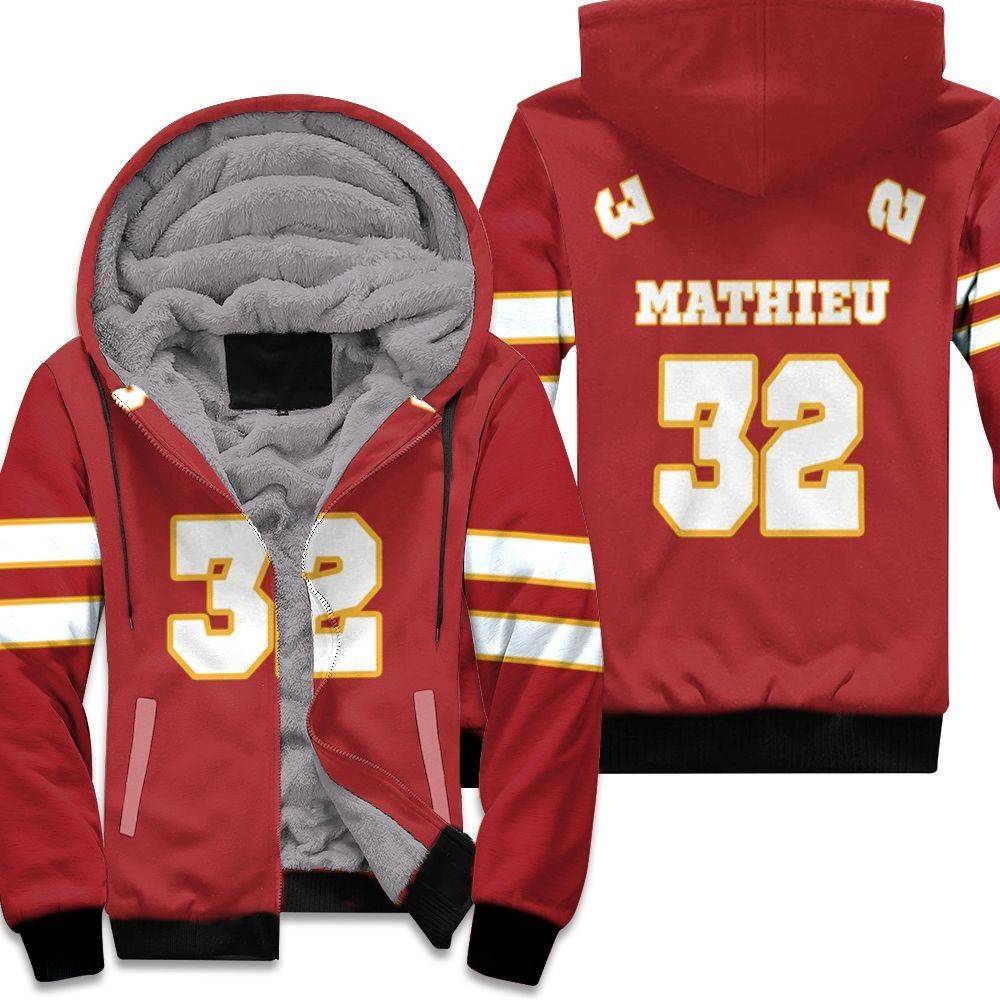 32 Tyrann Mathieu Kannas City Inspired Style Unisex Fleece Hoodie