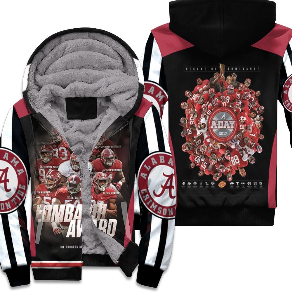 Alabama Crimson Tide All Gas No Brakes Unisex Fleece Hoodie