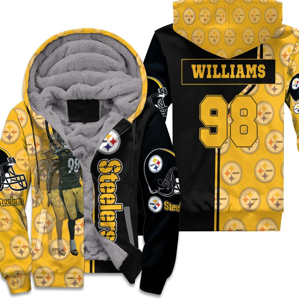 98 Vince Williams Great Player Pittsburgh Steelers 2020 Nfl Season Unisex Fleece Hoodie