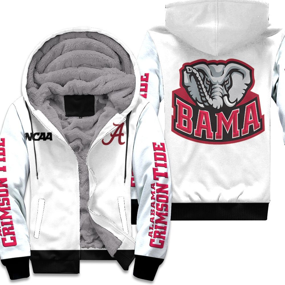 Alabama Crimson Tide Fan Jacket 3D Unisex Fleece Hoodie
