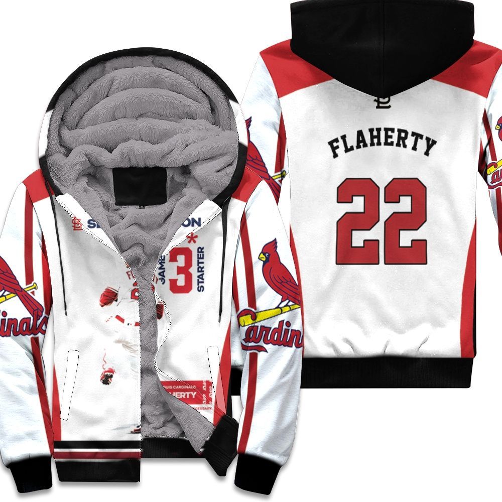 22 Flaherty St Louis Cardinals Unisex Fleece Hoodie
