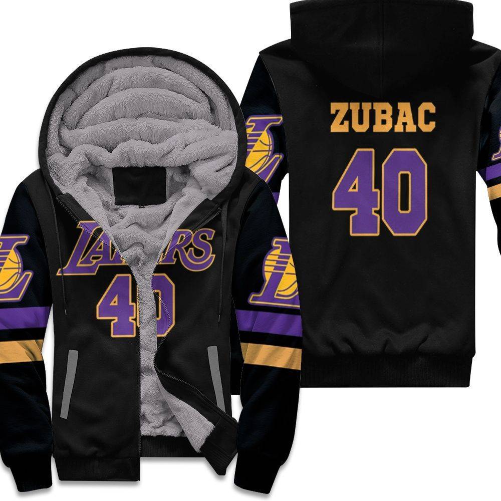 40 Ivica Zubac Lakers Inspired Style Unisex Fleece Hoodie