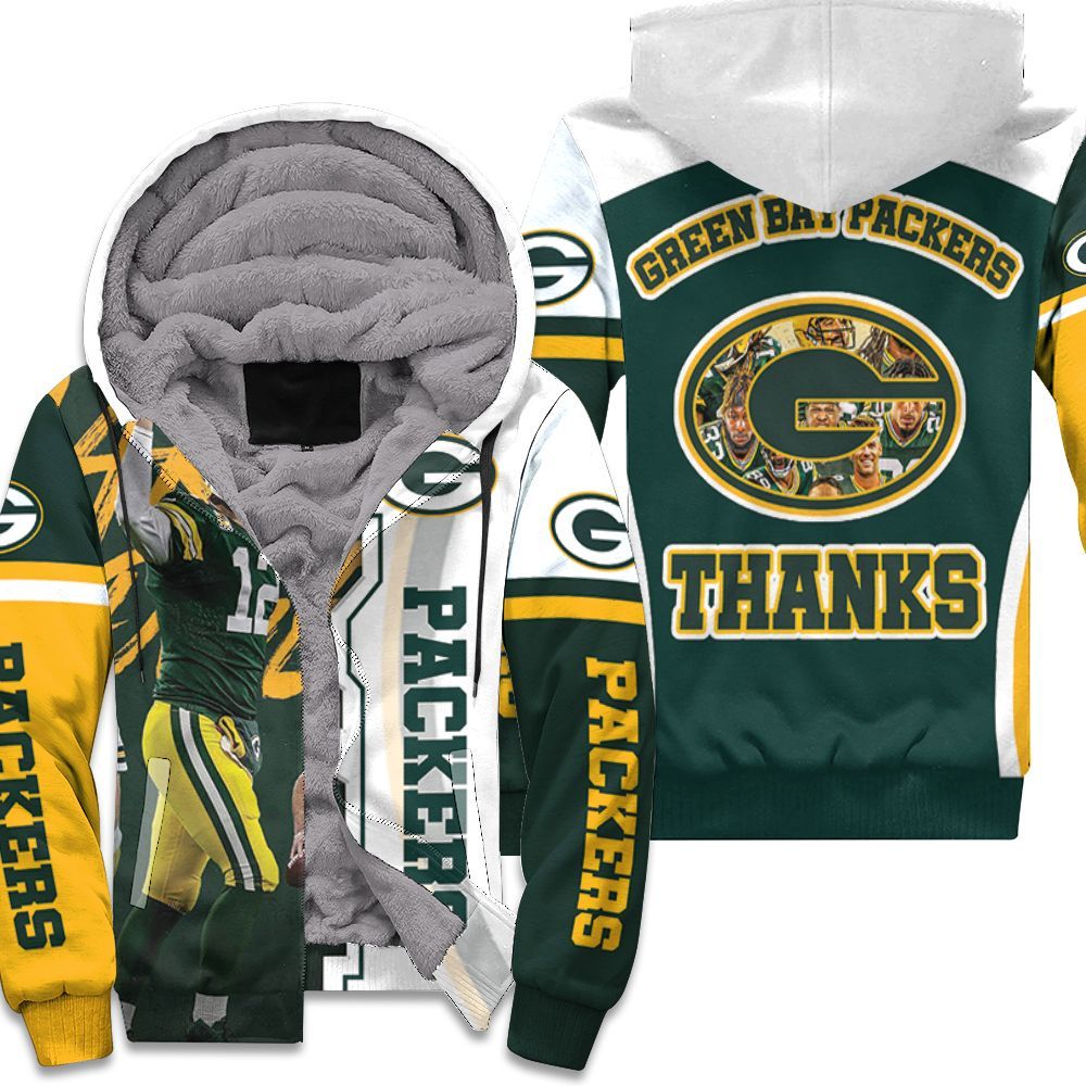 Aaron Rodgers #12 Green Bay Packers 2020 NFC North Winner Hoodie