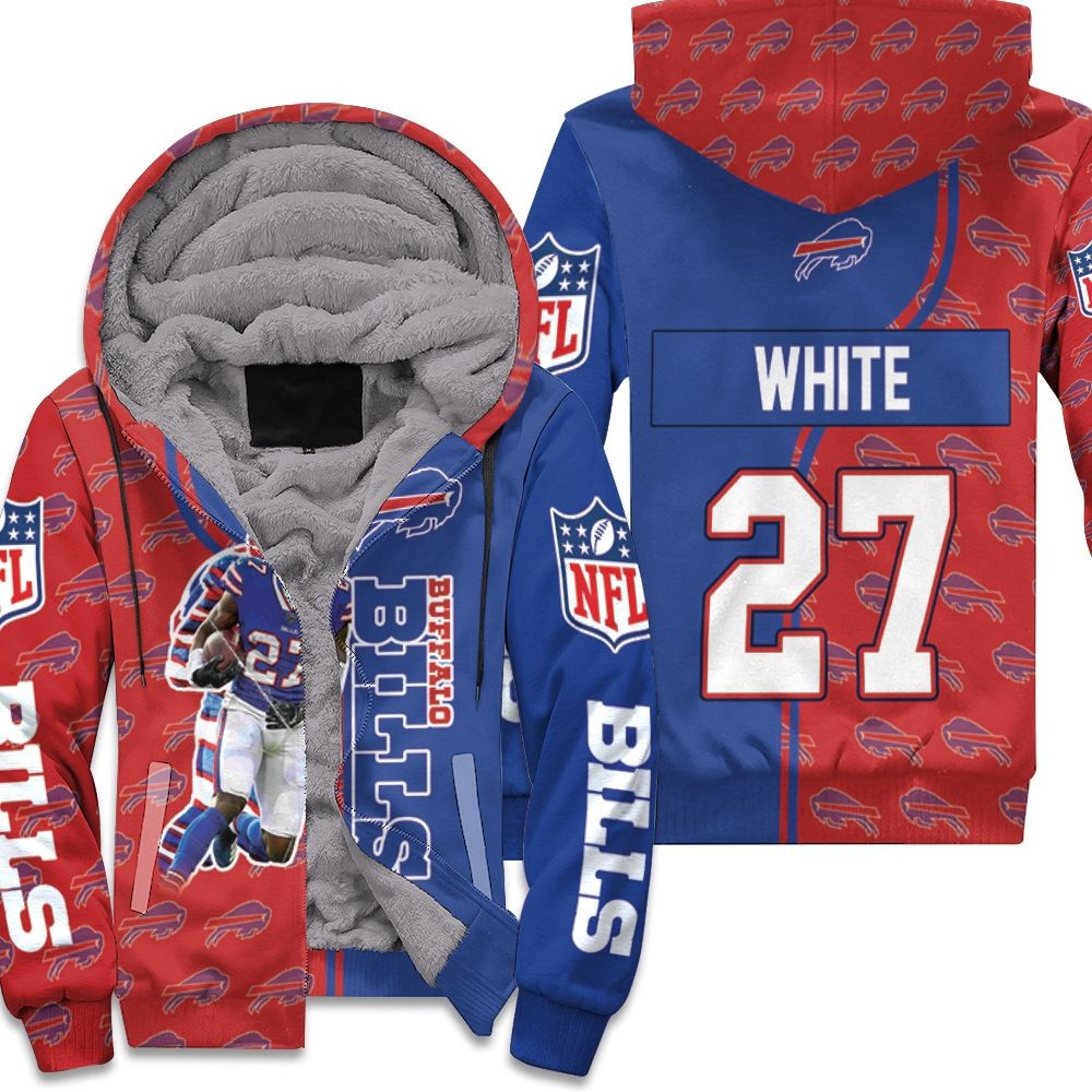 27 Tre Davious White 27 Buffalo Bills Great Player 2020 Nfl Season Unisex Fleece Hoodie