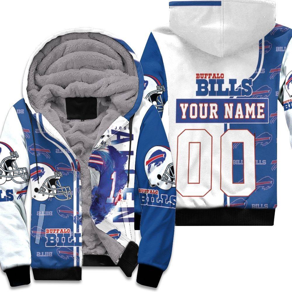 17 Josh Allen 17 Buffalo Bills Great Player 2020 Nfl Personalized Unisex Fleece Hoodie