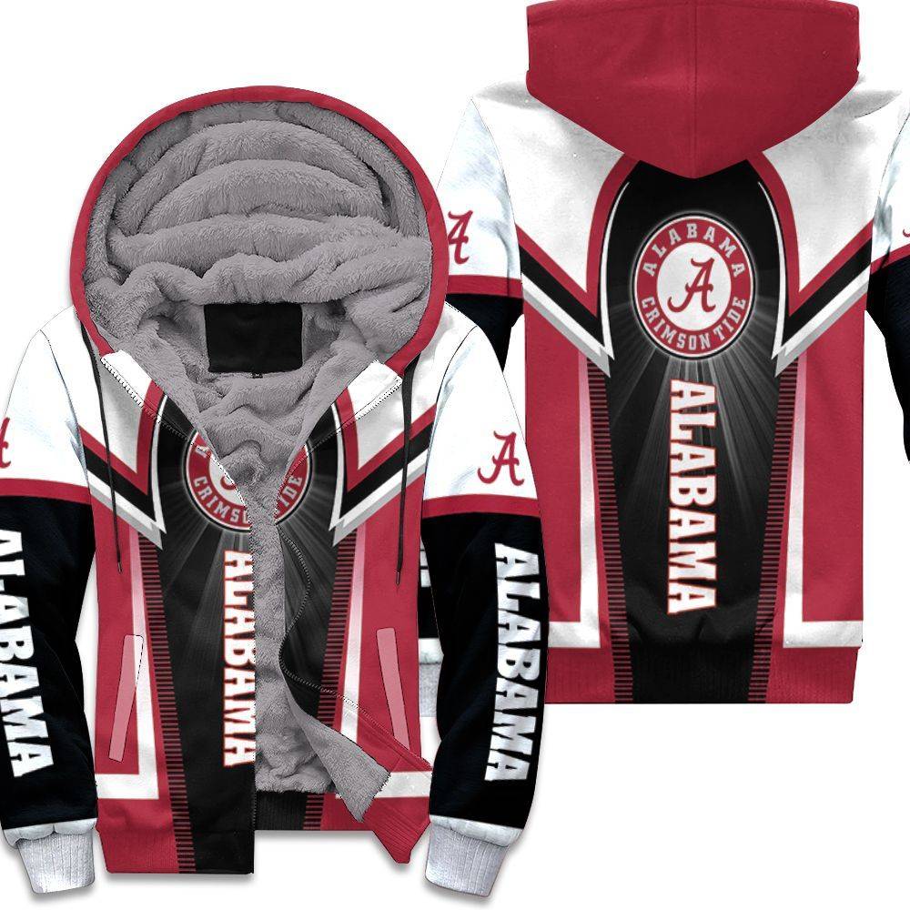 Alabama Crimson Tide Ncaa For Tide Lover 3D Unisex Fleece Hoodie