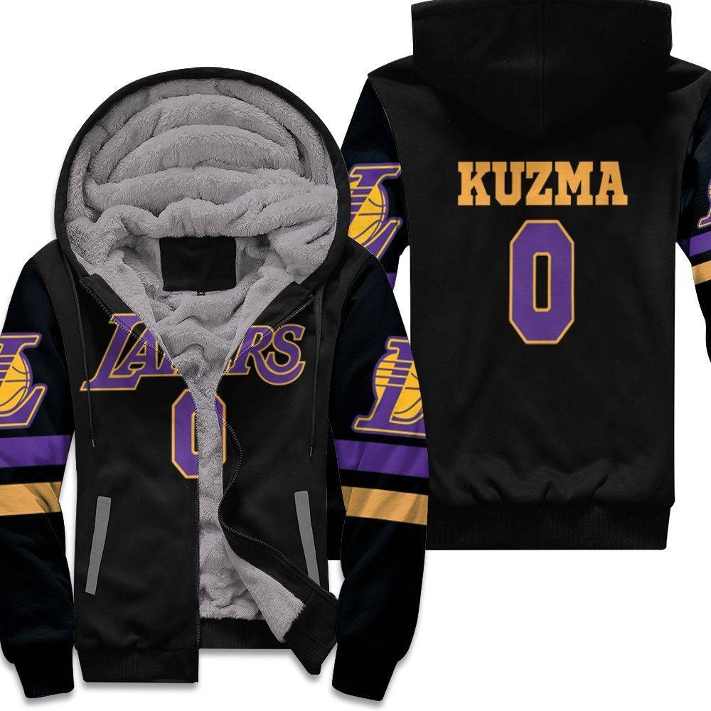 0 Kyle Kuzma Lakers Inspired Style Unisex Fleece Hoodie