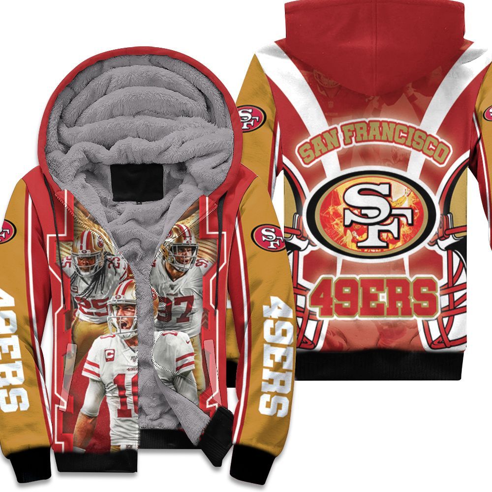 2021 Super Bowl San Francisco 49Ers Nfc Division Champions Unisex Fleece Hoodie