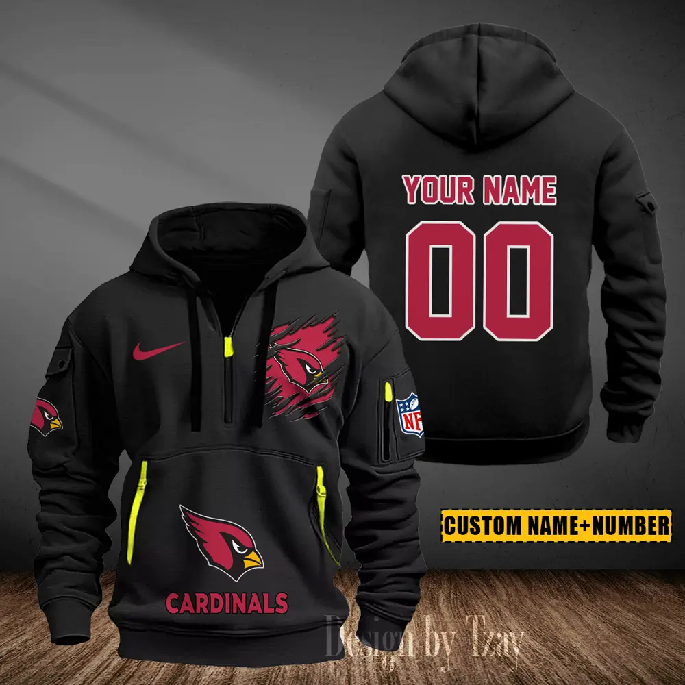 Arizona Cardinals Heavy Fleece Pullover Hoodie