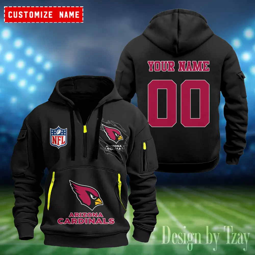 Arizona Cardinals Heavy Fleece Pullover Hoodie