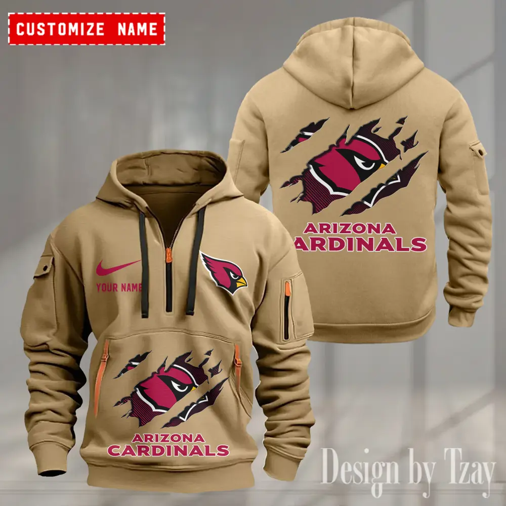 Arizona Cardinals Heavy Fleece Pullover Hoodie