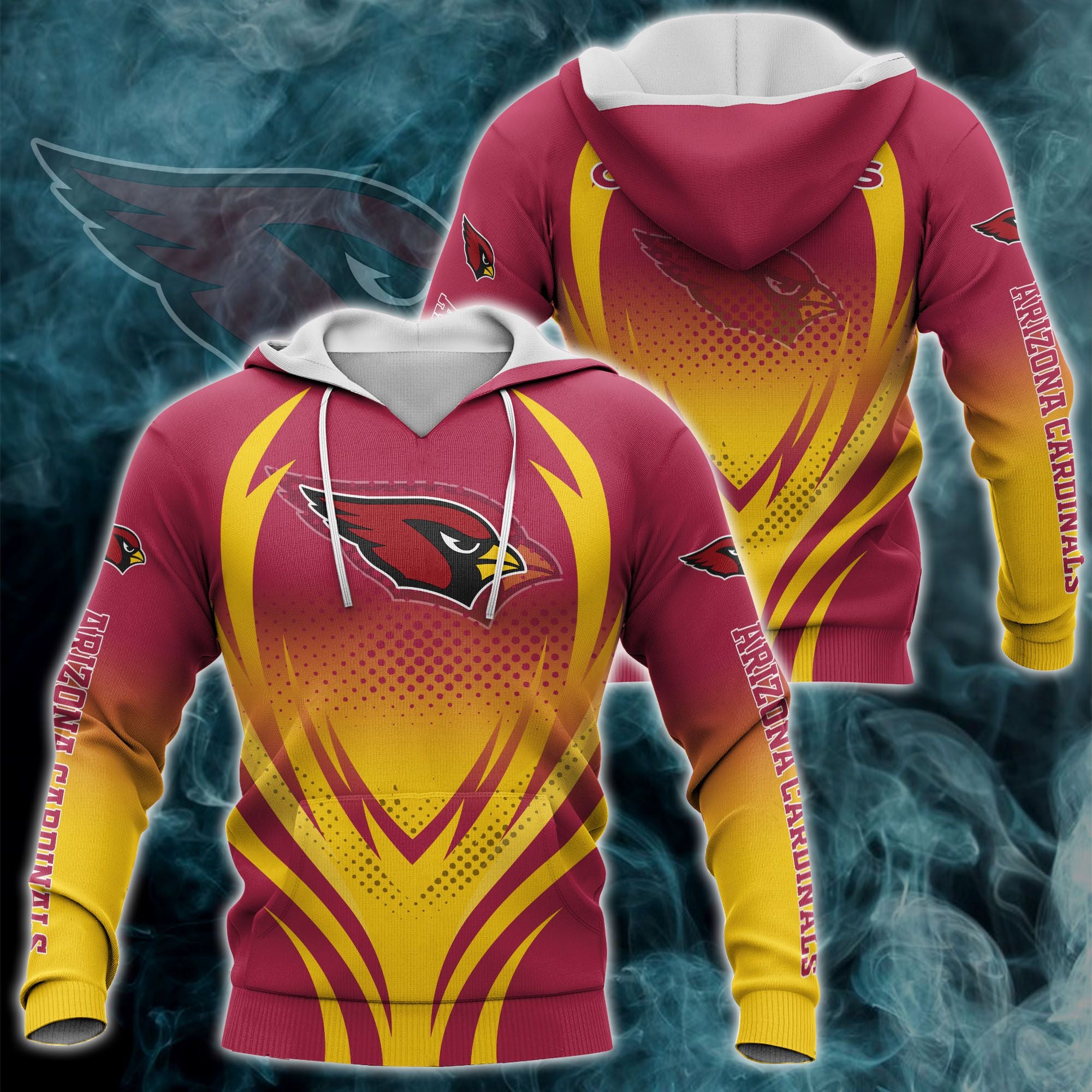 Arizona Cardinals 3D Hoodie For Men