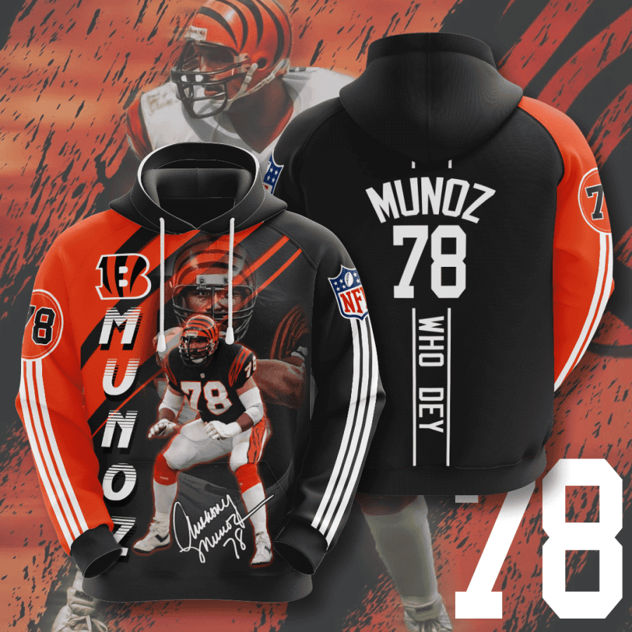 Anthony Munoz Cincinnati Bengals Hoodie