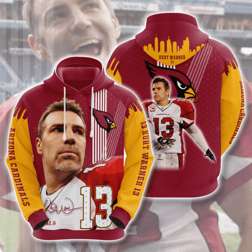 Arizona Cardinals Kurt Warner Hoodie