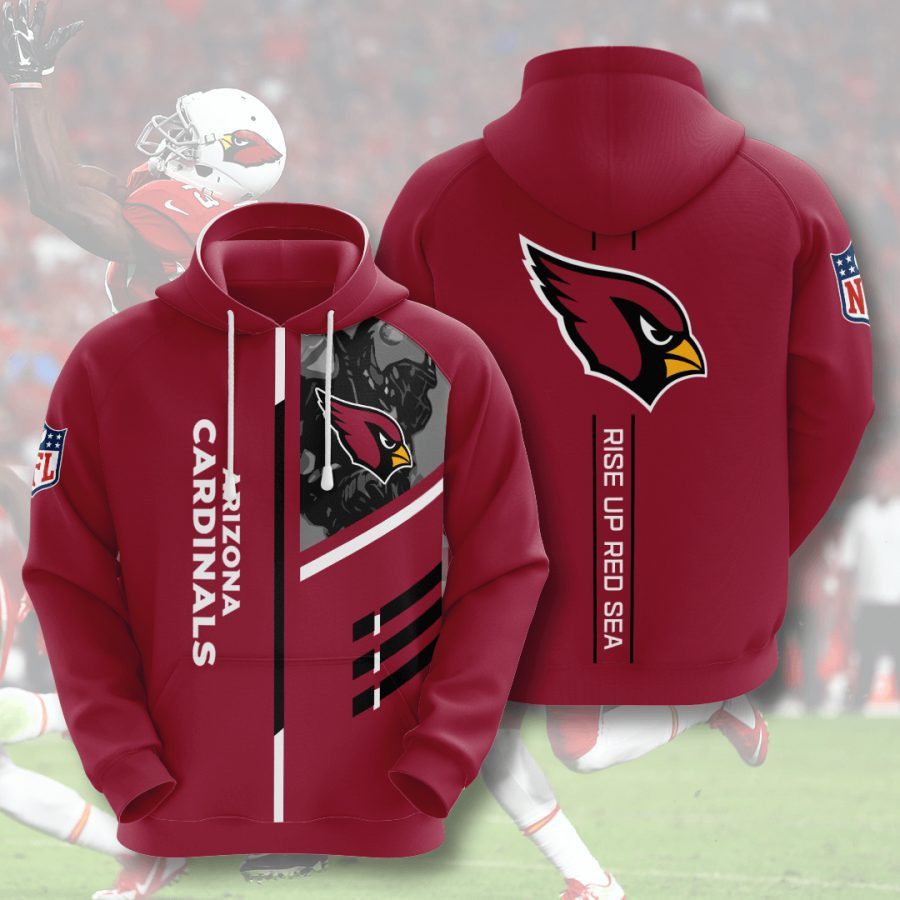 Arizona Cardinals Rise Up Red Sea Unisex Hoodie