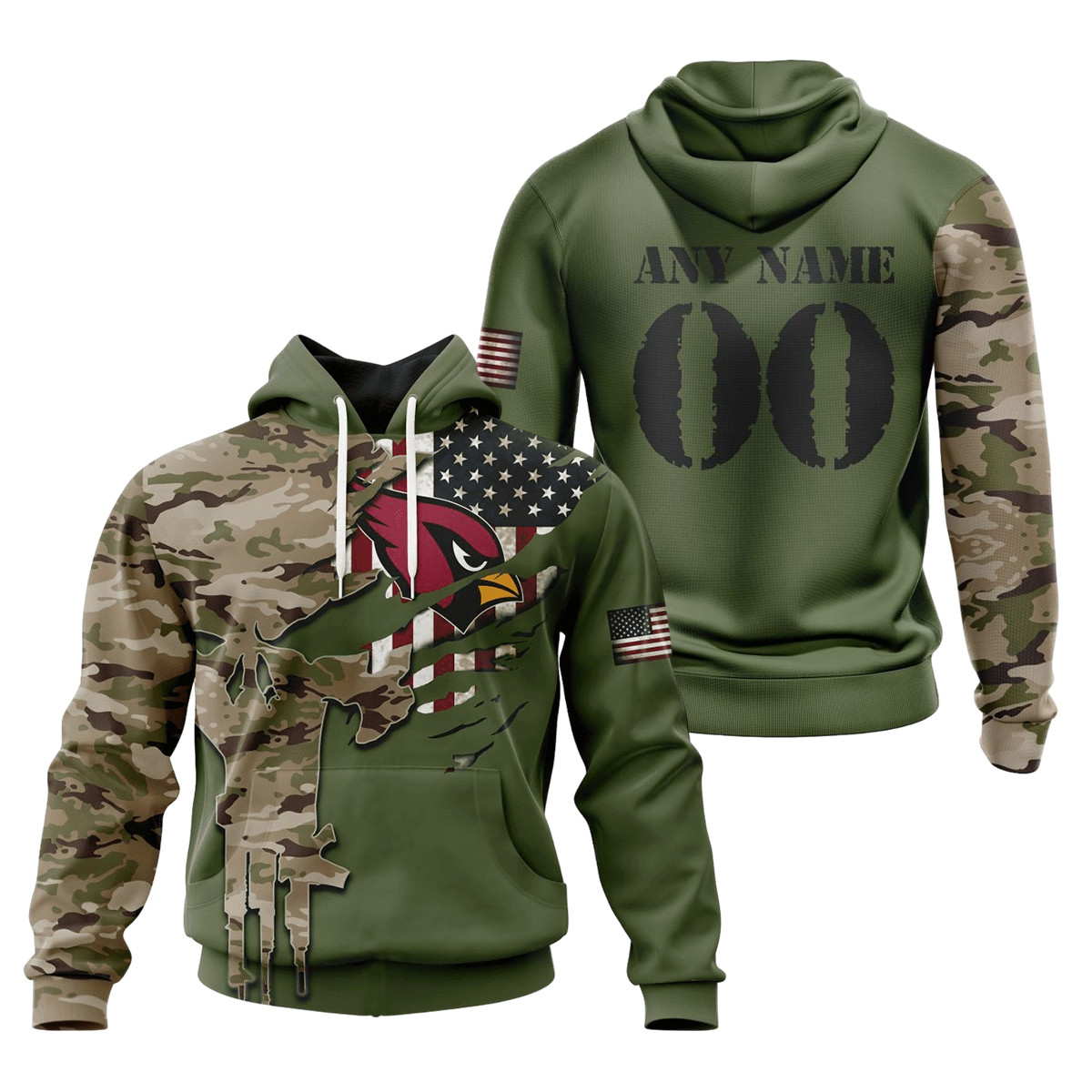 Arizona Cardinals Special Camo Hoodie