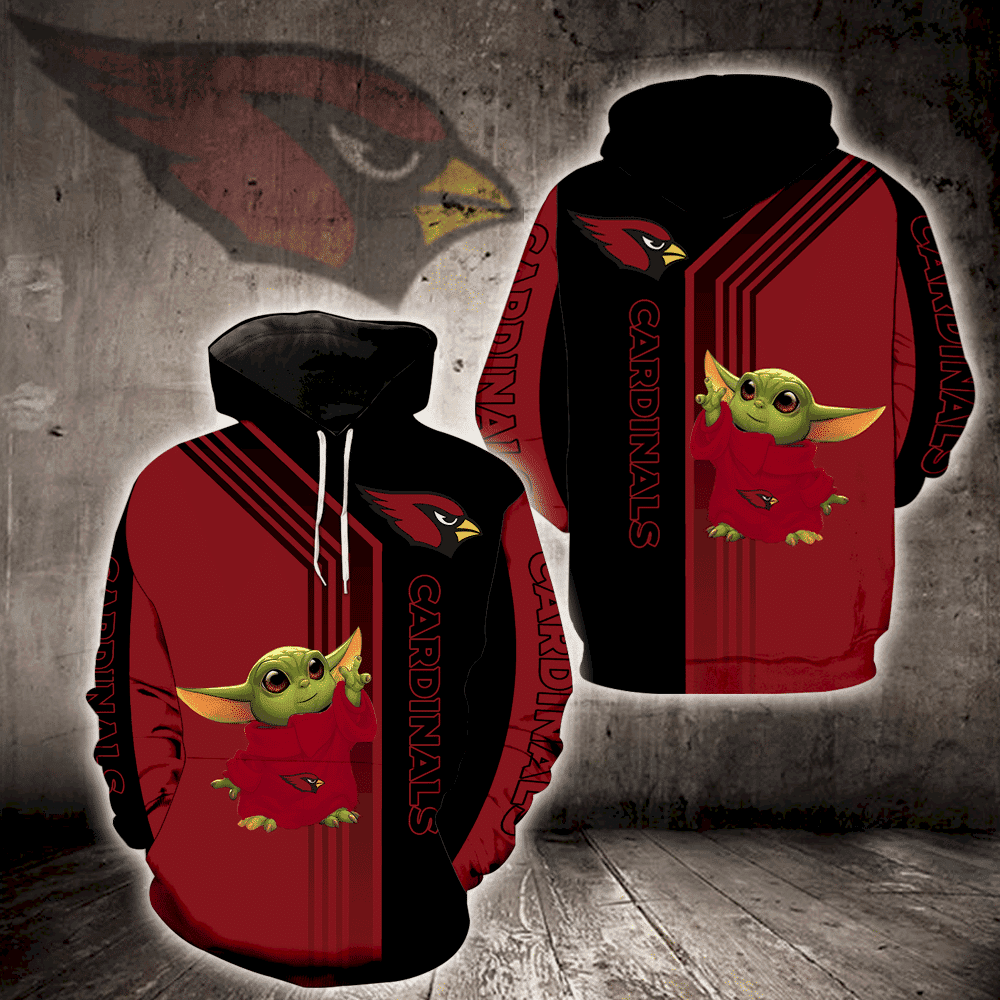 Arizona Cardinals Baby Yoda Hoodie
