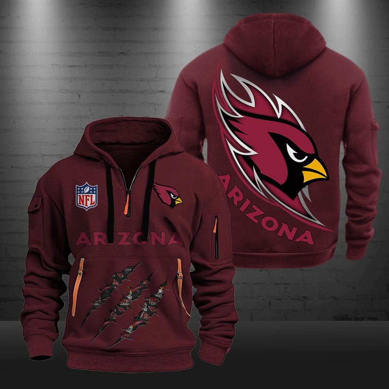 Arizona Cardinals Monster Scratch Logo Hoodie