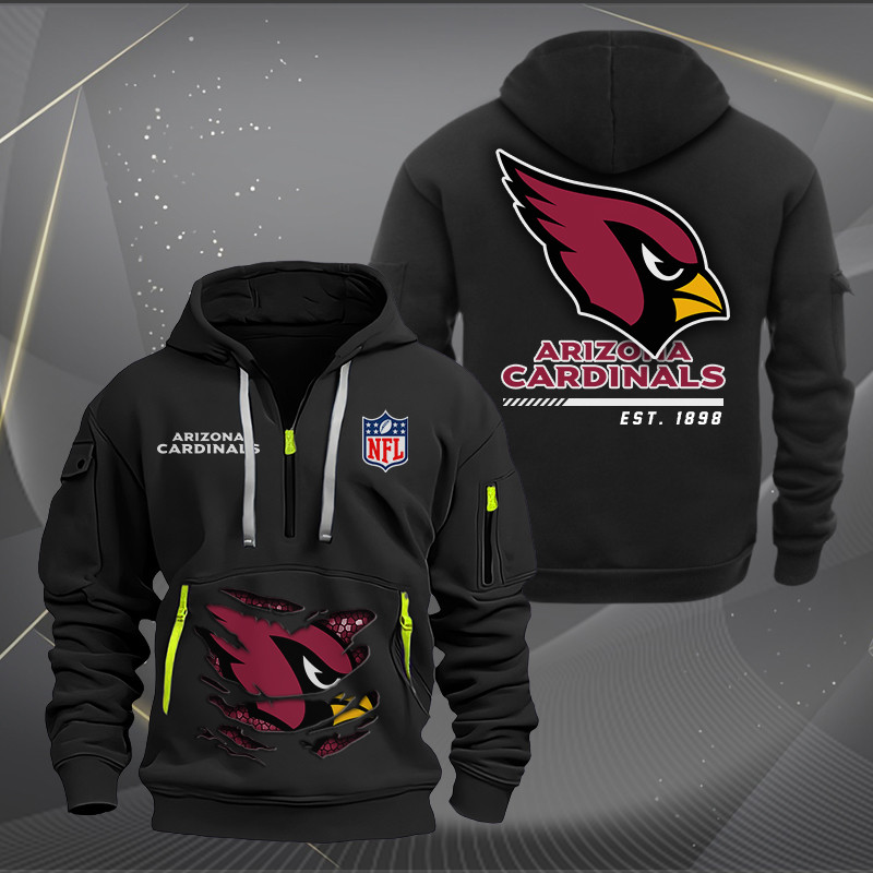 Arizona Cardinals Monster Scratch Logo Hoodie