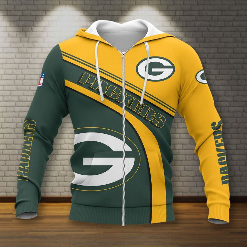 3D Hoodie All Over Print Apparel Green Bay Packers