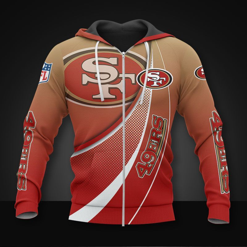 3D Hoodie All Over Print Apparel San Francisco 49ers
