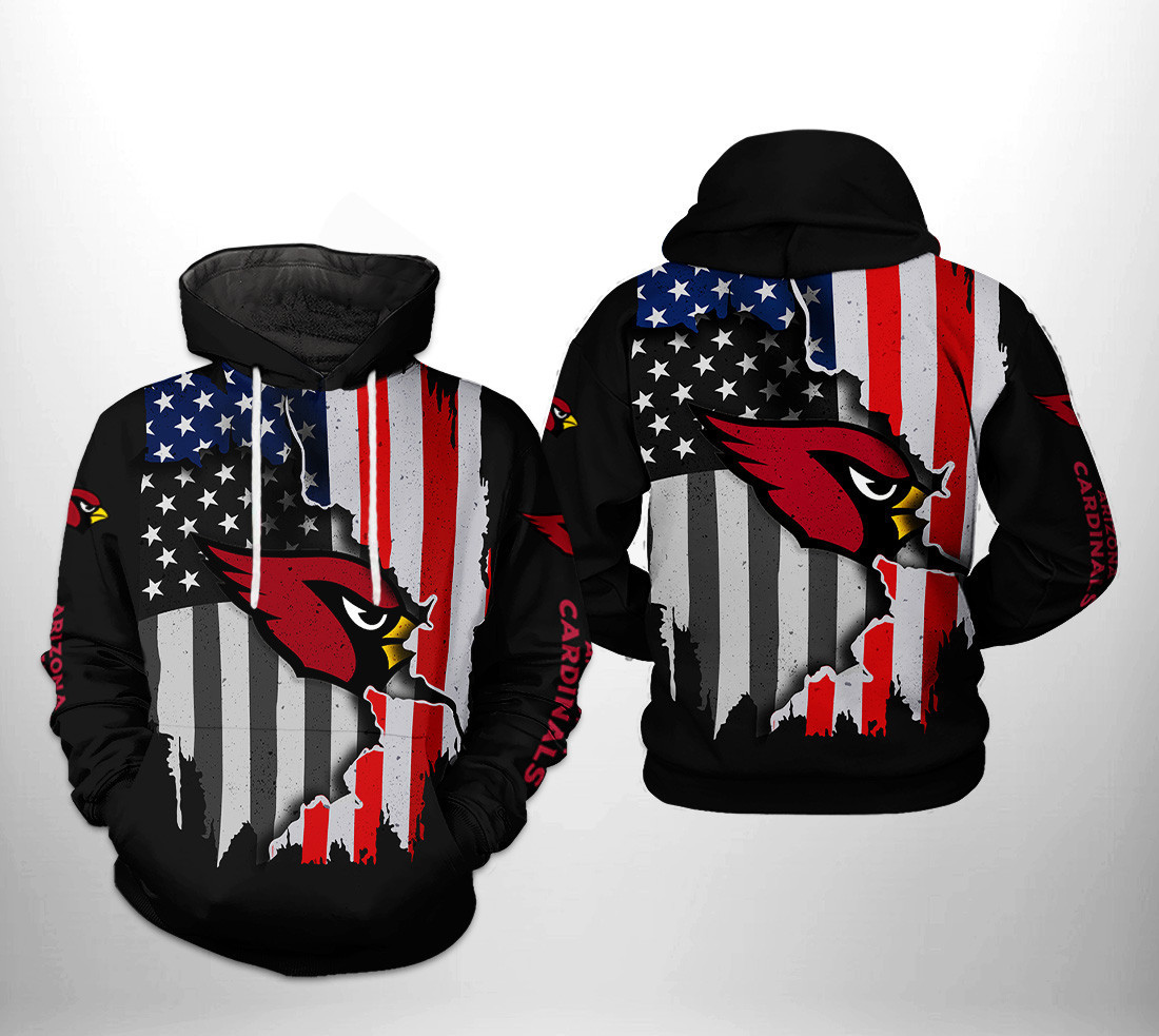 Arizona Cardinals US Flag Team Hoodie