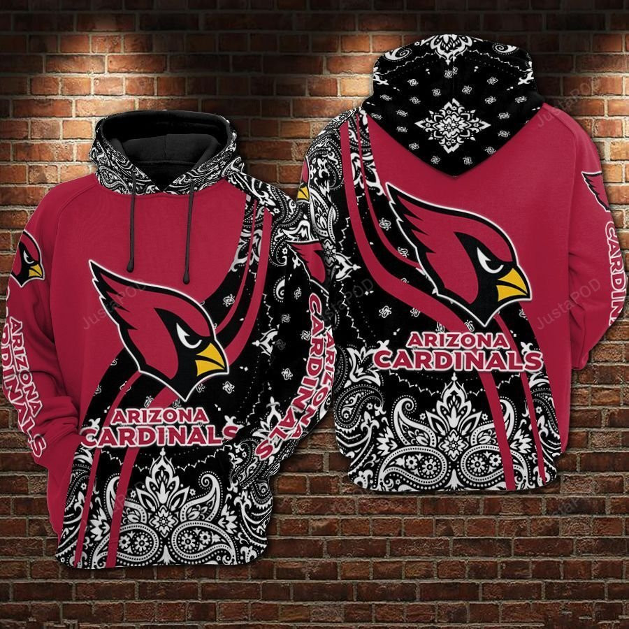 Arizona Cardinals Football Mandala Hoodie