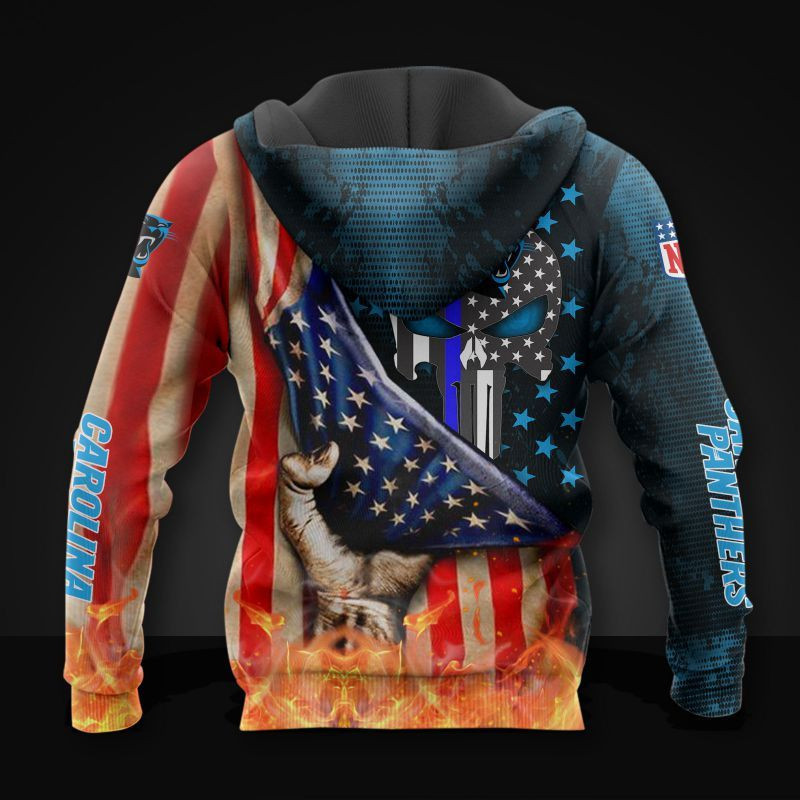 3D Hoodie All Over Print Apparel Carolina Panthers