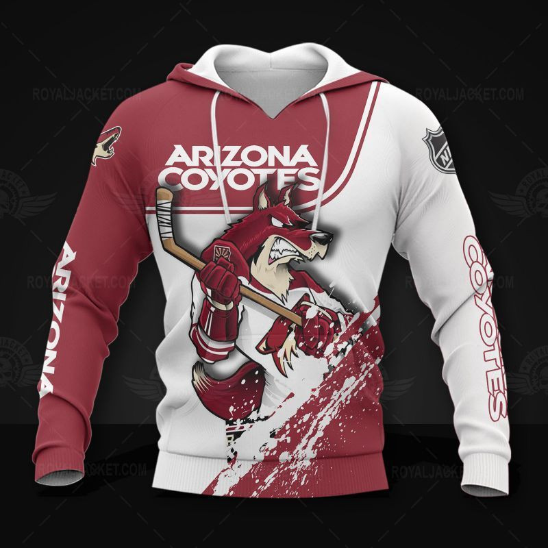 Arizona Coyotes 3D Hoodie All Over Print Apparel