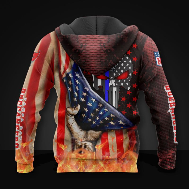 3D Hoodie All Over Print Apparel Tampa Bay Buccaneers