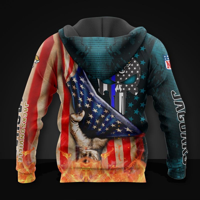 3D Hoodie All Over Print Apparel Jacksonville Jaguars