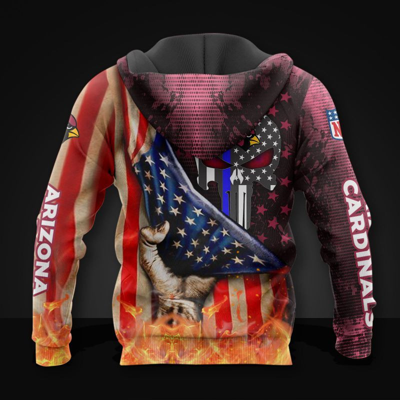 3D Hoodie All Over Print Apparel Arizona Cardinals