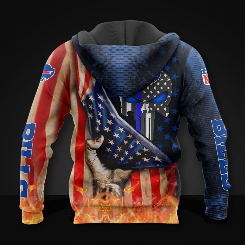 3D Hoodie All Over Print Apparel Buffalo Bills