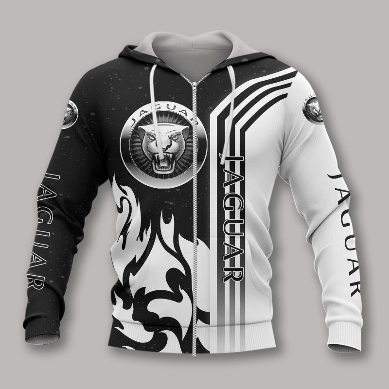 3D Hoodie All Over Print Apparel Jaguar Cars