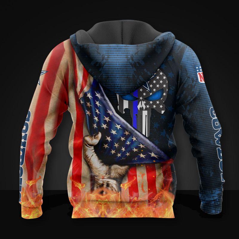 3D Hoodie All Over Print Apparel Dallas Cowboys