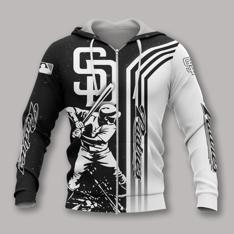 3D Hoodie All Over Print Apparel San Diego Padres