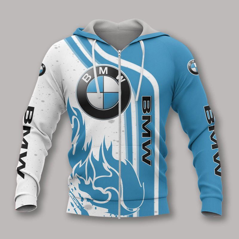 3D Hoodie All Over Print Apparel BMW