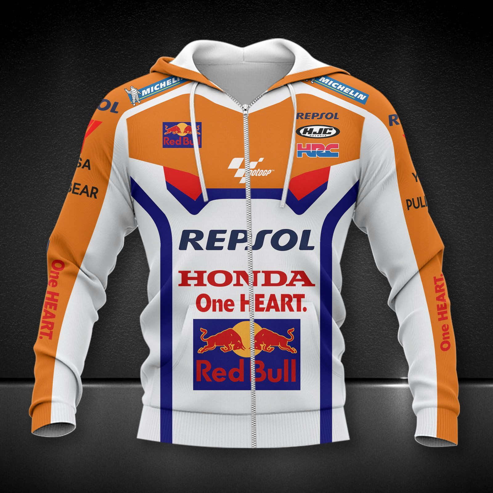 3D Hoodie All Over Print Apparel Repsol Honda Team