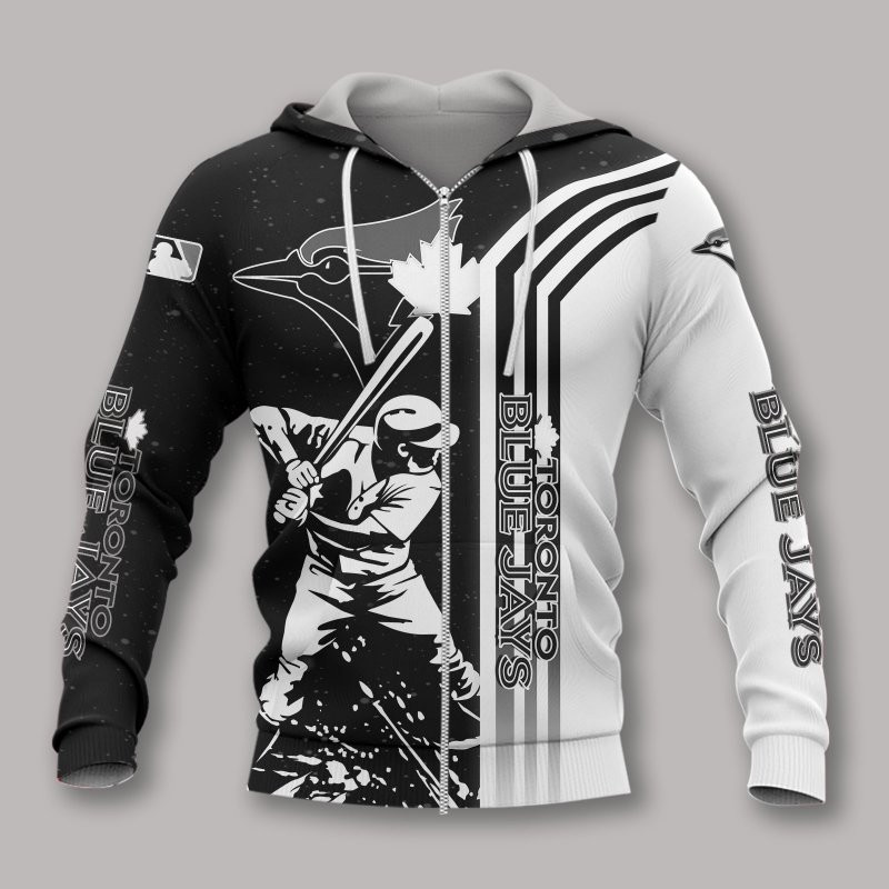 3D Hoodie All Over Print Apparel Toronto Blue Jays