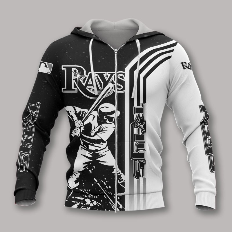 3D Hoodie All Over Print Apparel Tampa Bay Rays