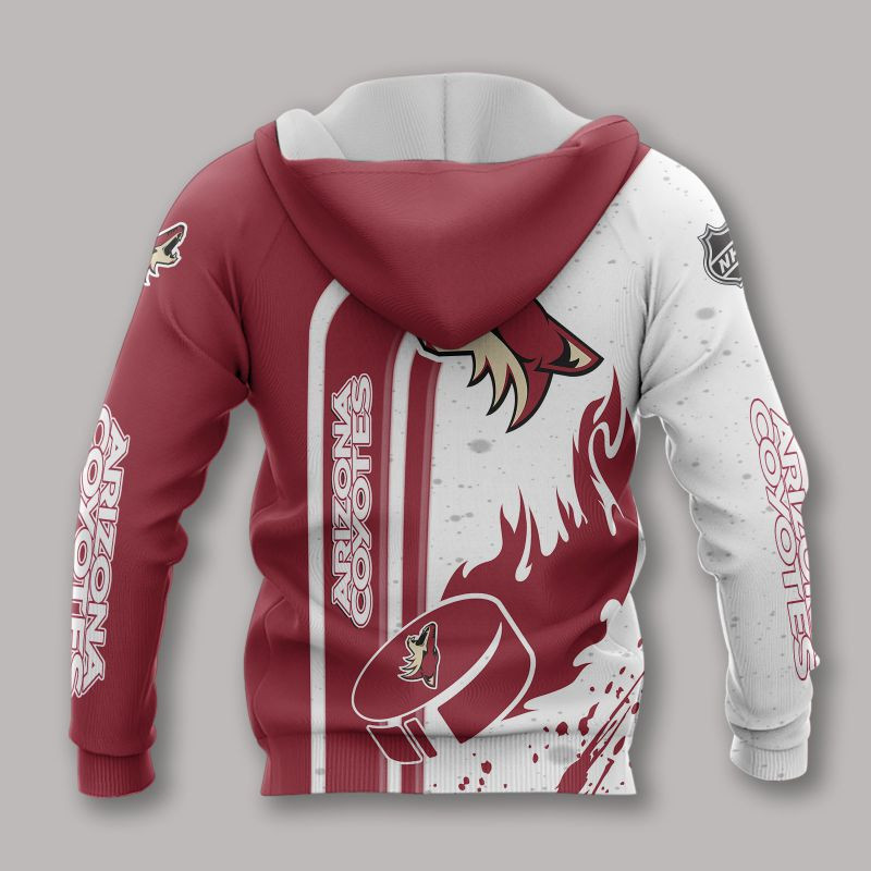 Arizona Coyotes 3D Hoodie All Over Print Apparel